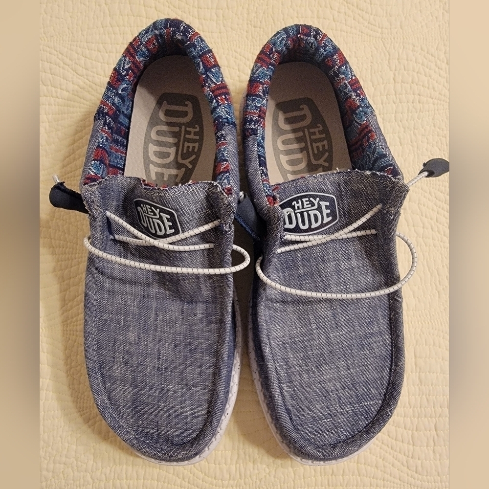 NWOT Hey Dude Men's Wally Funk Jacquard Casual Shoe / Sneaker
